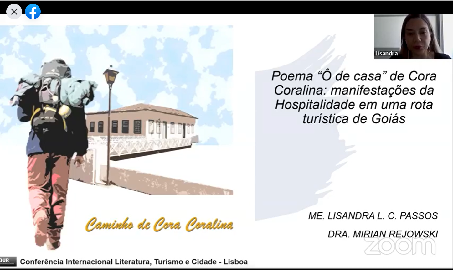 Professora do Câmpus Goiânia do IFG, Lisandra Lavoura, apresentou artigo sobre sua pesquisa de doutorado, em desenvolvimento, na  Conferência Internacional de Literatura, Turismo e Cidades - Lit&Tour Literature and Tourism, nesta quinta-feira (04/02)